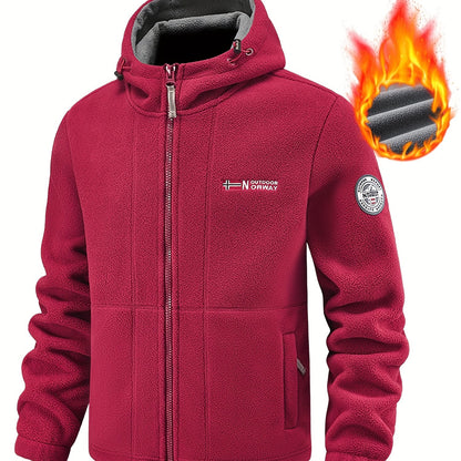 Men's Fleece-Lined Hooded Jacket