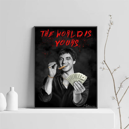 Scarface 'The World Is Yours' Canvas