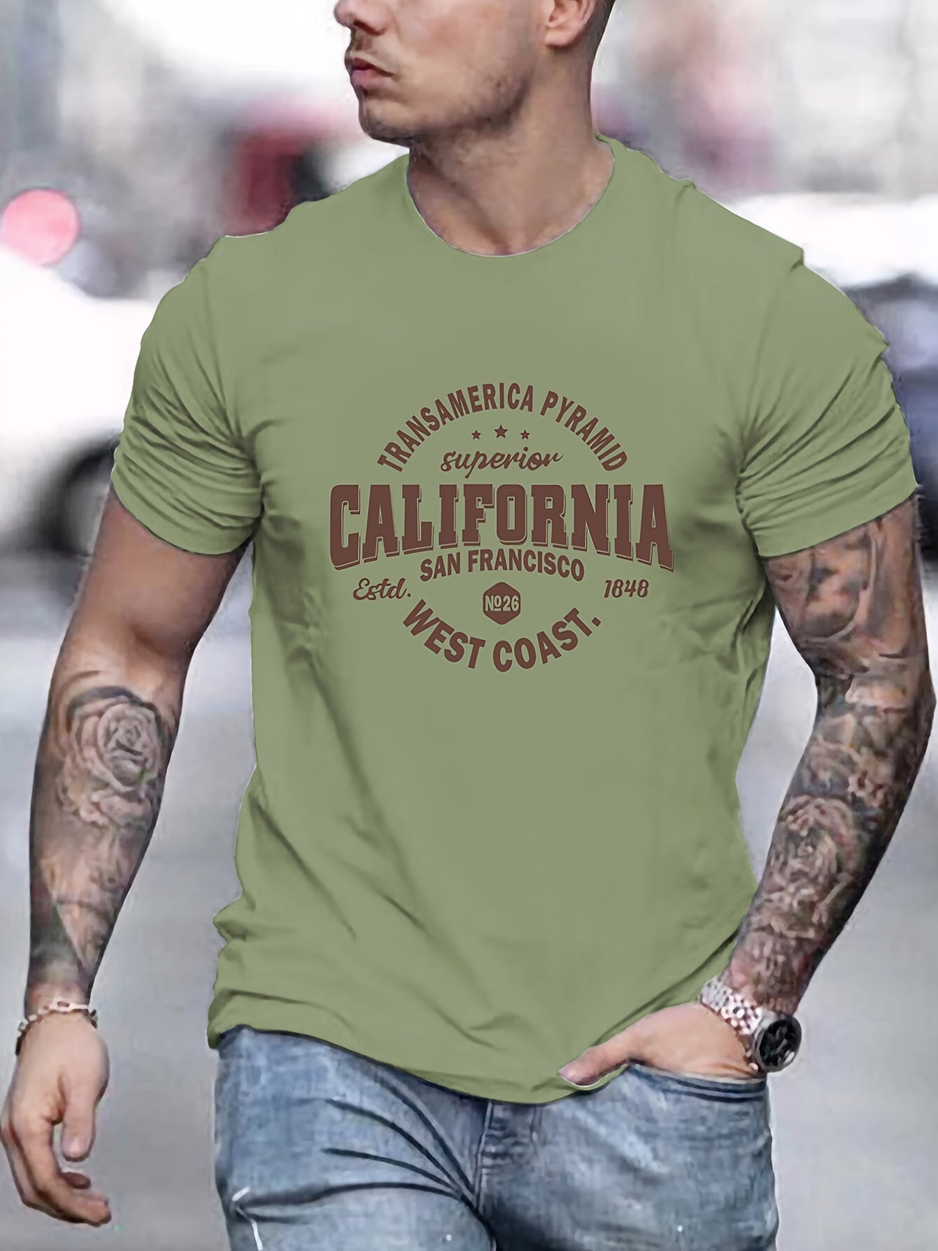 Mens Casual California West Coas