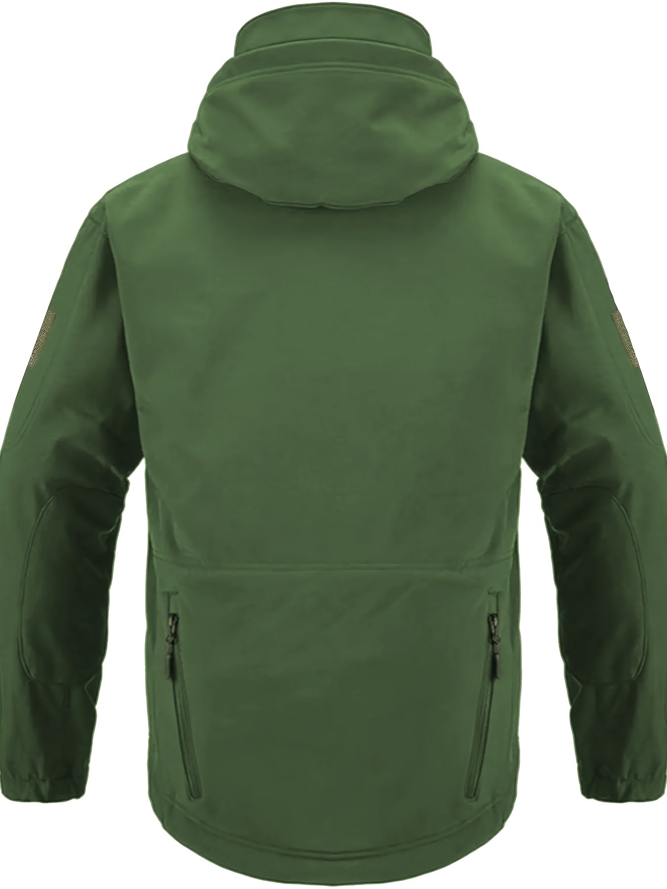 Men's warm fleece jacket with hood in different colors