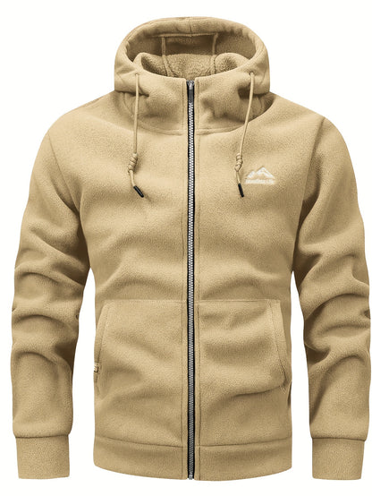 1pc Men'S Casual Fleece Jacket in different colours