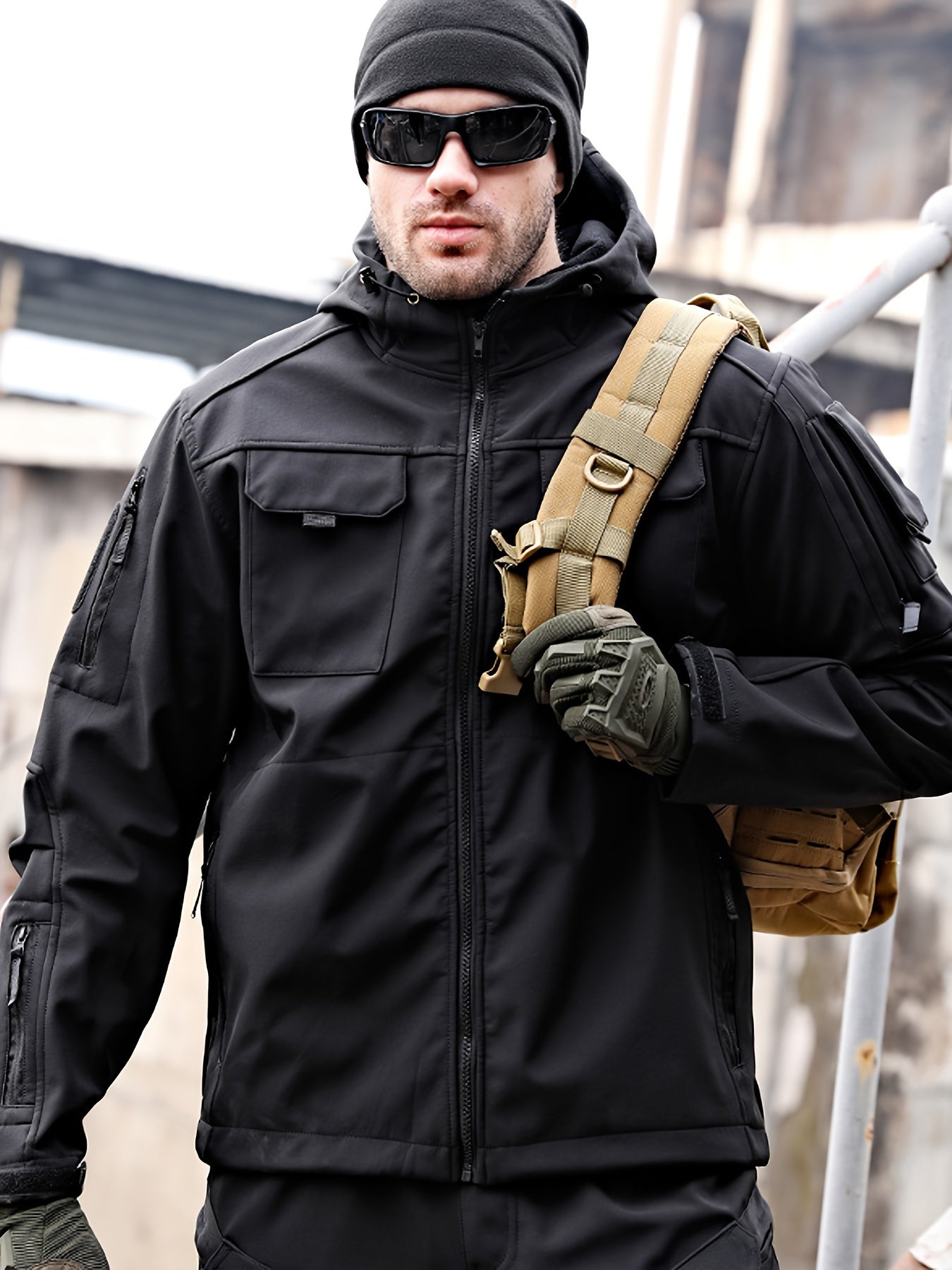 Men's Outdoor Jacket with Hood in different colours