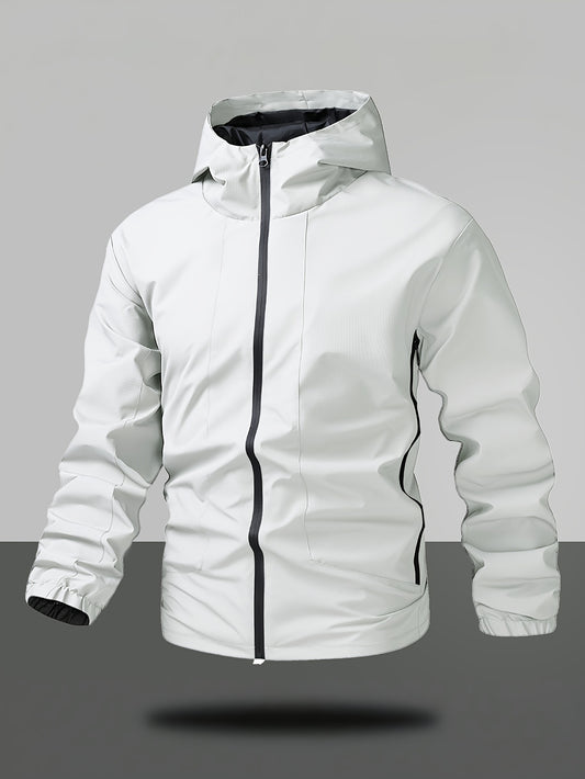 Men's Casual Windproof Hooded Jacket in different colours