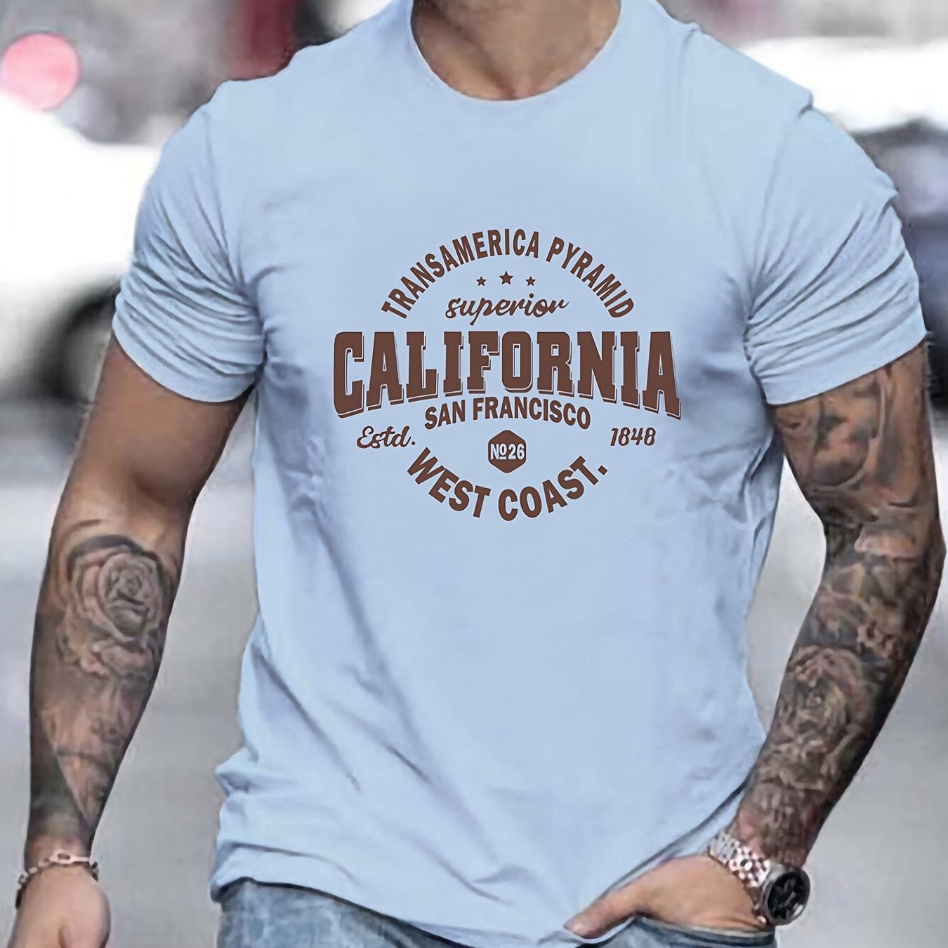 Mens Casual California West Coas