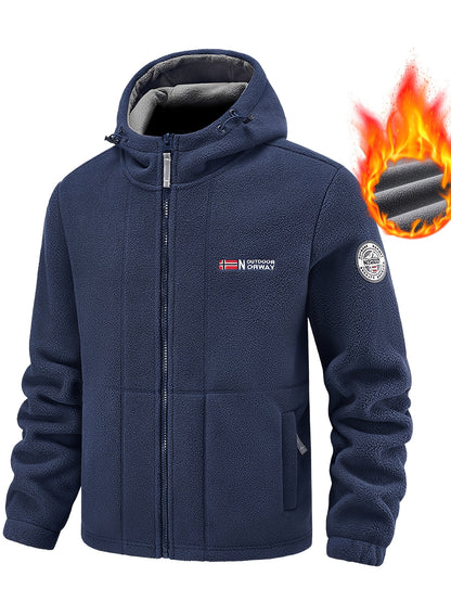 Men's Fleece-Lined Hooded Jacket