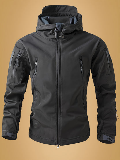 Men'S Outdoor Fall/Winter Hooded Jacket in different colours