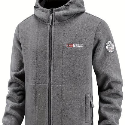 Men's Fleece-Lined Hooded Jacket