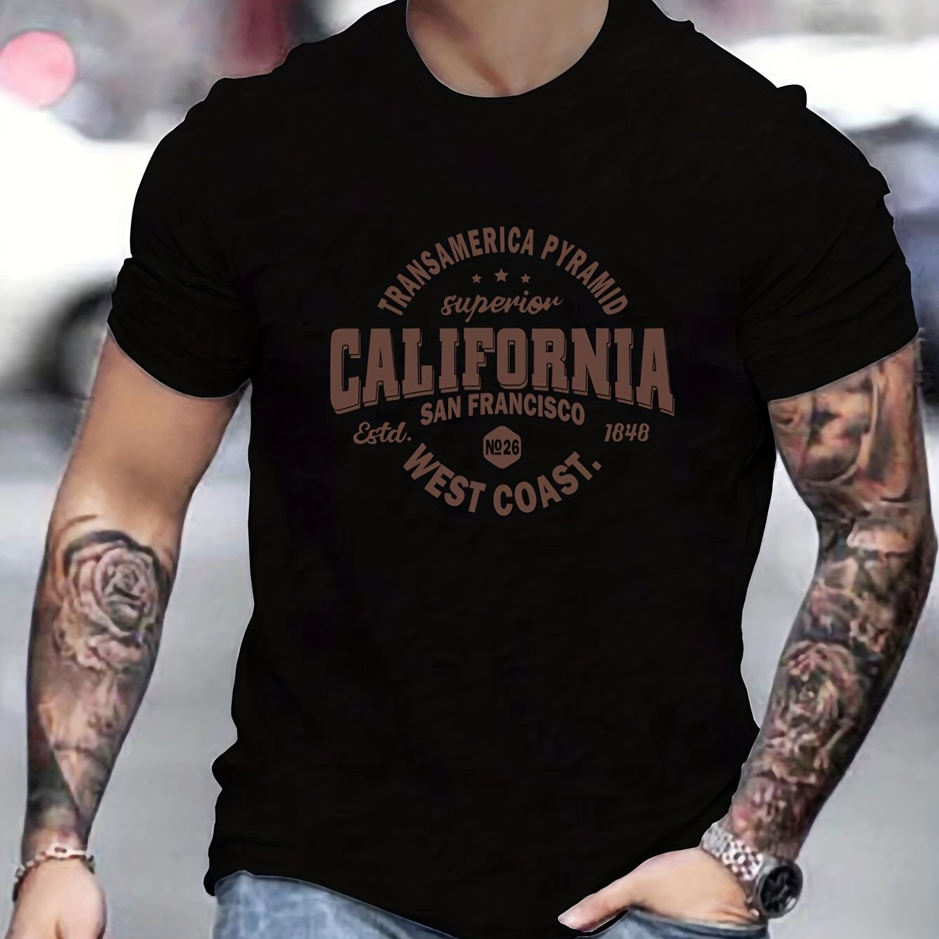 Mens Casual California West Coas