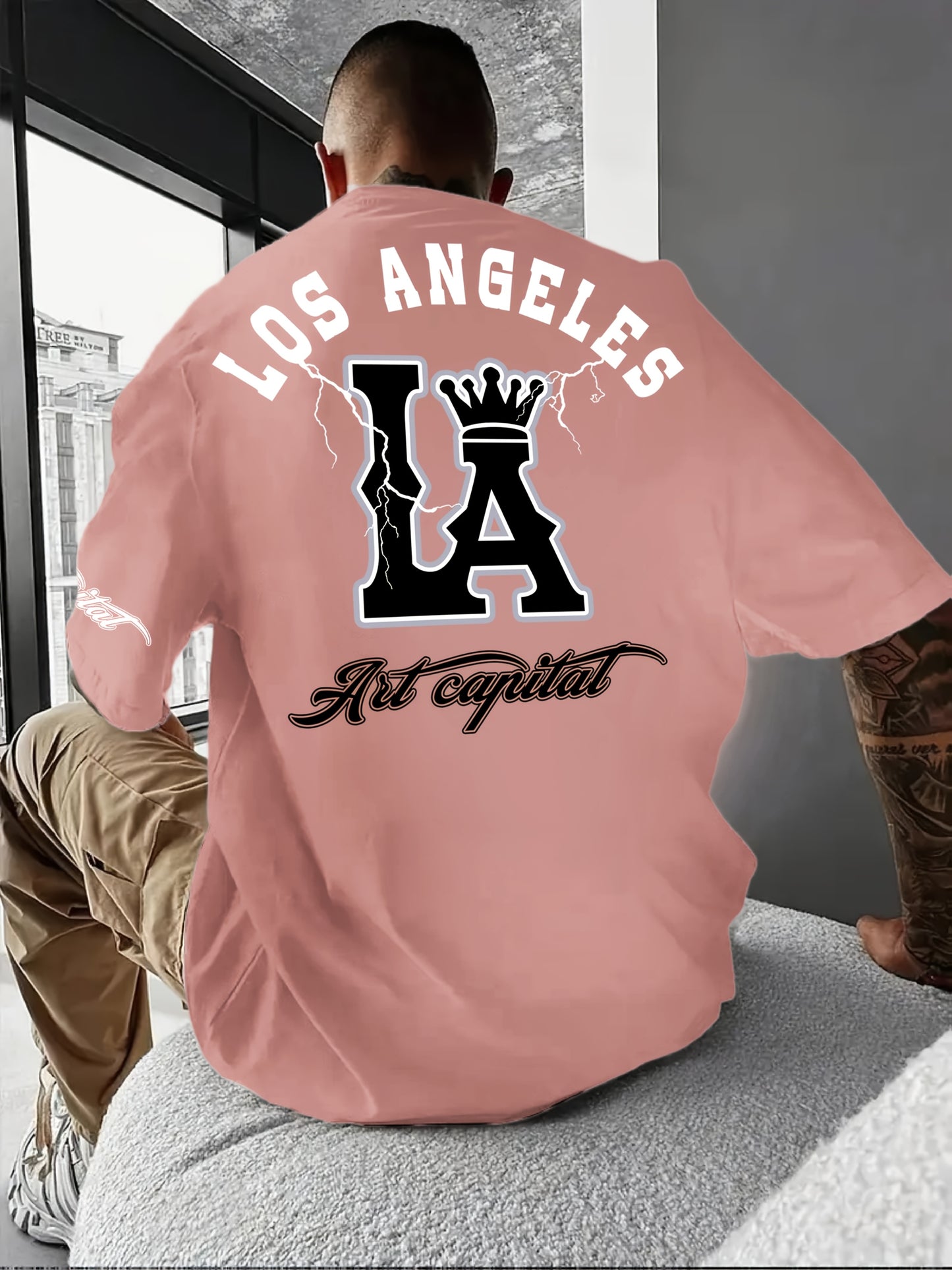 Men's casual T-shirt Los Angeles