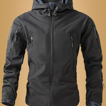 Men'S Outdoor Fall/Winter Hooded Jacket in different colours