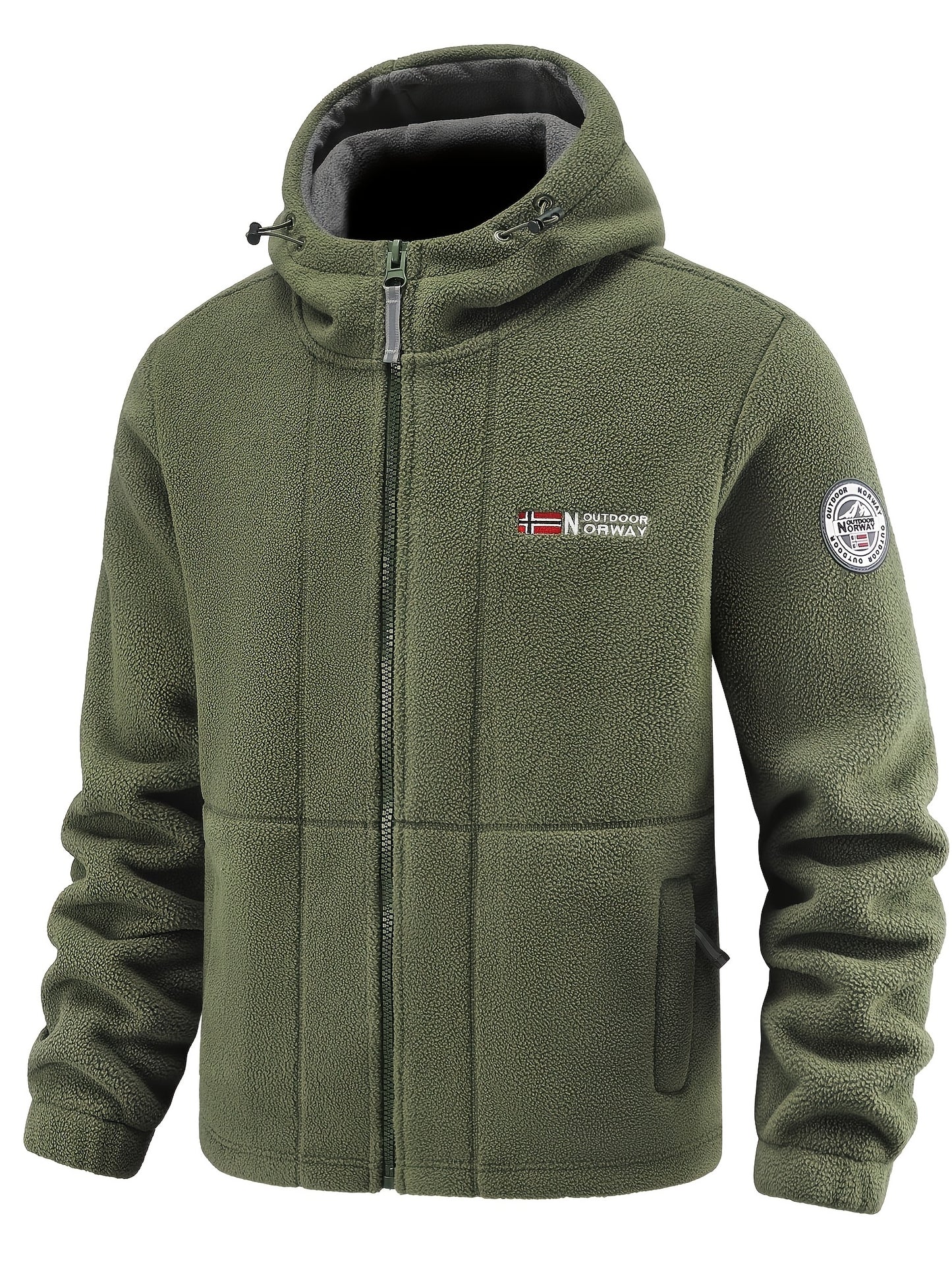 Men's Fleece-Lined Hooded Jacket