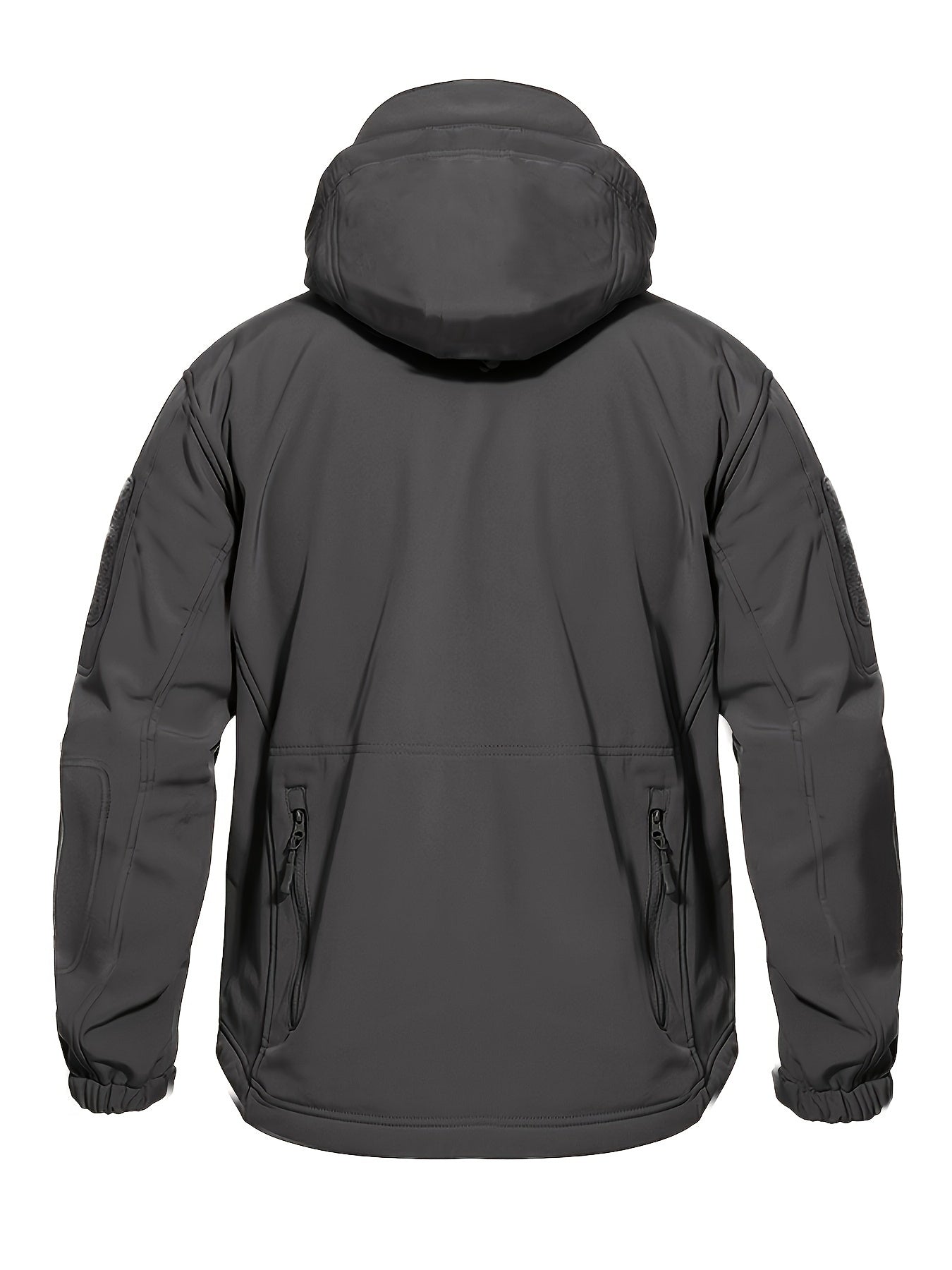 Men's warm fleece jacket with hood in different colors