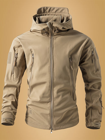 Men'S Outdoor Fall/Winter Hooded Jacket in different colours