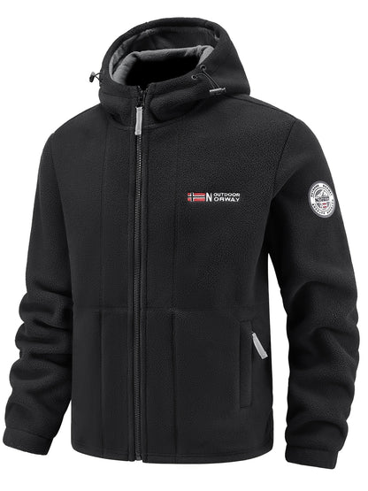 Men's Fleece-Lined Hooded Jacket