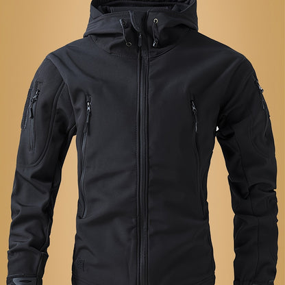 Men'S Outdoor Fall/Winter Hooded Jacket in different colours