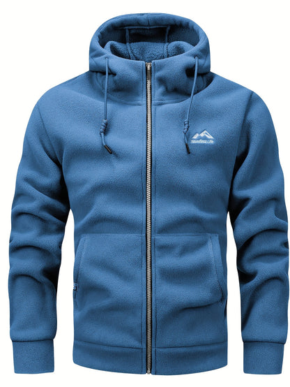 1pc Men'S Casual Fleece Jacket in different colours