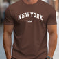 Men'S Casual T-Shirt New York USA