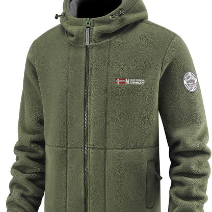 Men's Fleece-Lined Hooded Jacket